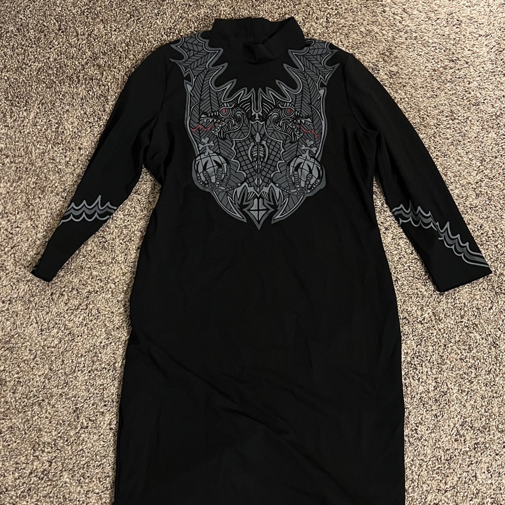 Sleepy Hollow Hessian Dress in Black